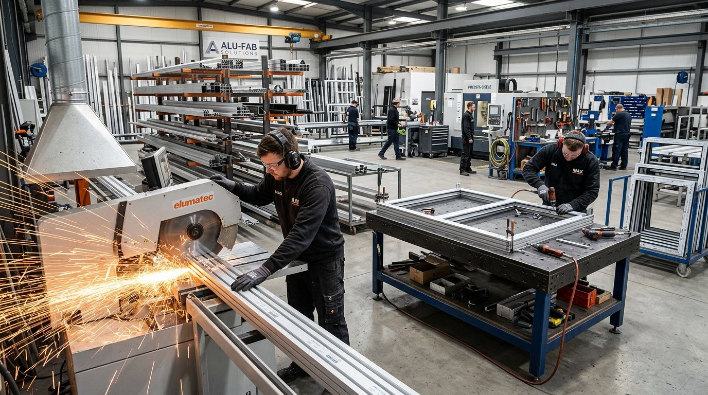Taller de fabricación de aluminio Cancelería APEX